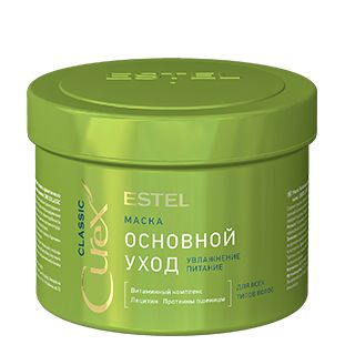 Mask "Basic Care" for all hair types CUREX CLASSIC ESTEL 500 ml Mask "Basic Care" for all hair types CUREX CLASSIC ESTEL 500 ml
